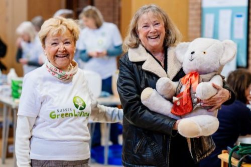 Volunteers for the Horsham Repair Cafe run by Sussex Green Living